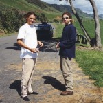 Craig and Nathan on the North Island. NZ
