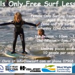 Free Girls Only Surfing Lessons