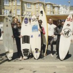 Island Surfers at the SAS Protest March