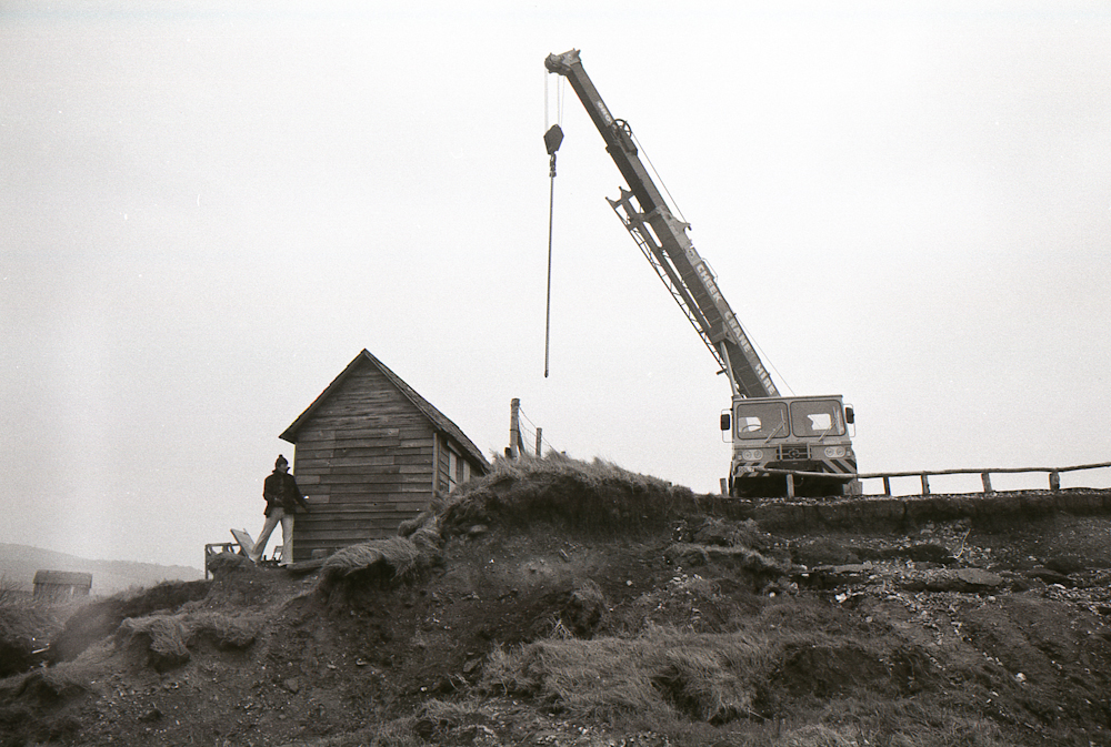Isle of Wight Surf Club Hut Moved